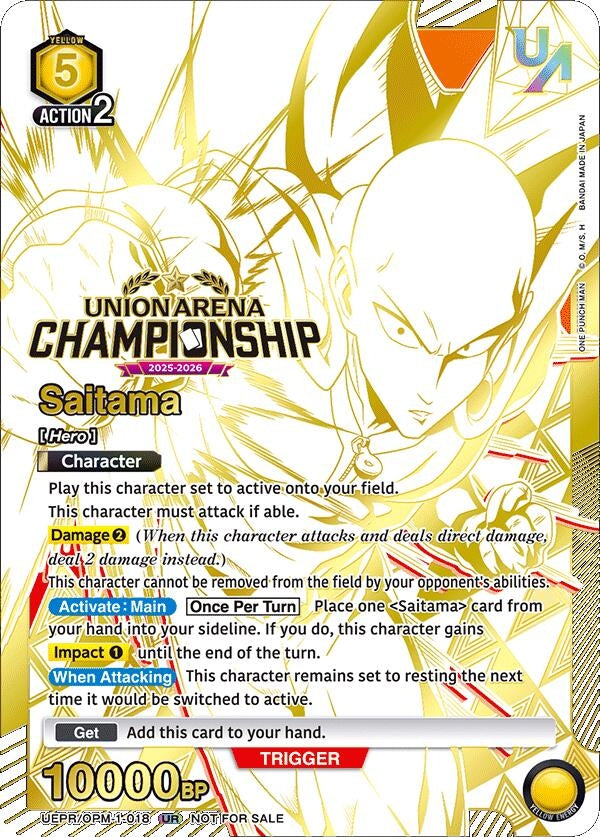 Image for Saitama (Regionals 25-26) (UEPR/OPM-1-018) - Union Arena