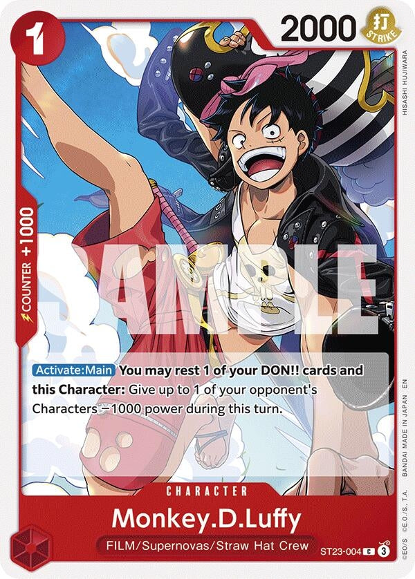 Image for Monkey.D.Luffy (ST23-004) (Starter Deck 23: RED Shanks) - One Piece Card Game