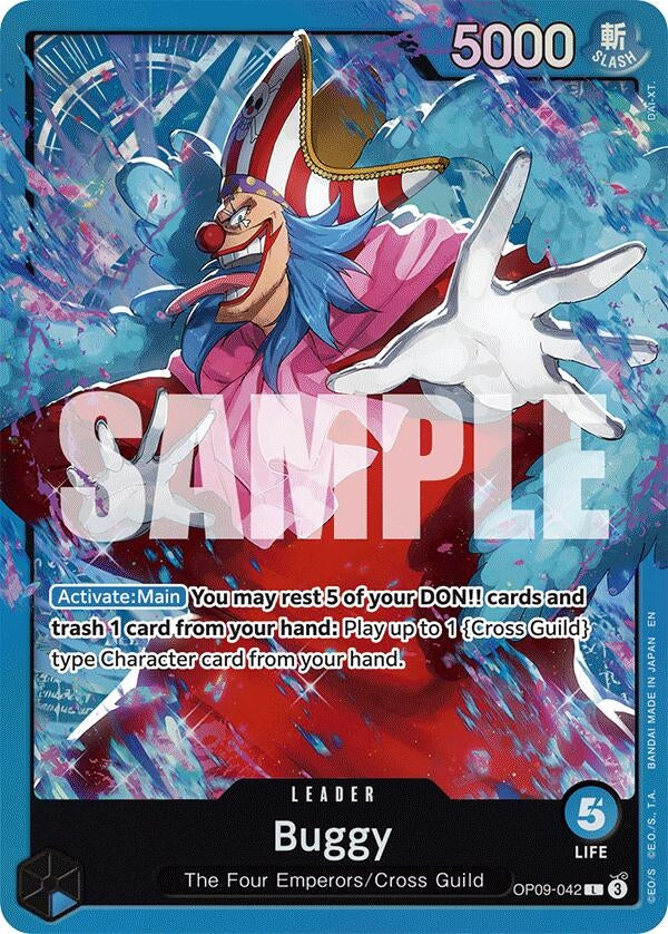 Image for Buggy (OP09-042) (OP09-042) (Starter Deck 25: BLUE Buggy) - One Piece Card Game