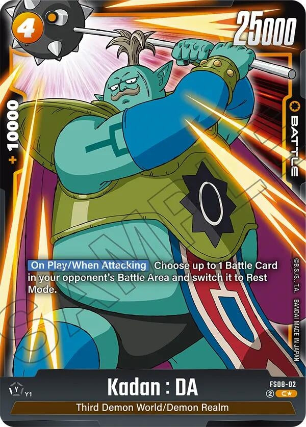 Image for Kadan : DA (Bonus Pack Alternate Art) (FS08-02) [Starter Deck 8: Vegeta (Mini) Super Saiyan 3] - Dragon Ball Super: Fusion World