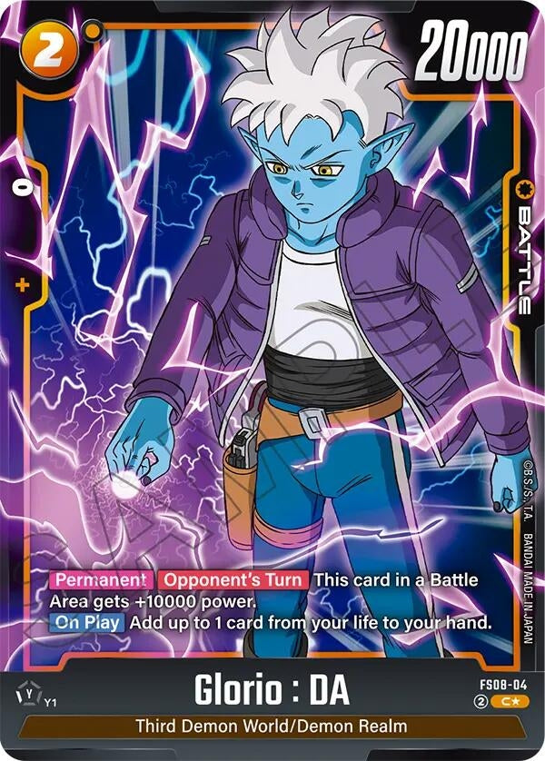 Image for Glorio : DA (Bonus Pack Alternate Art) (FS08-04) [Starter Deck 8: Vegeta (Mini) Super Saiyan 3] - Dragon Ball Super: Fusion World