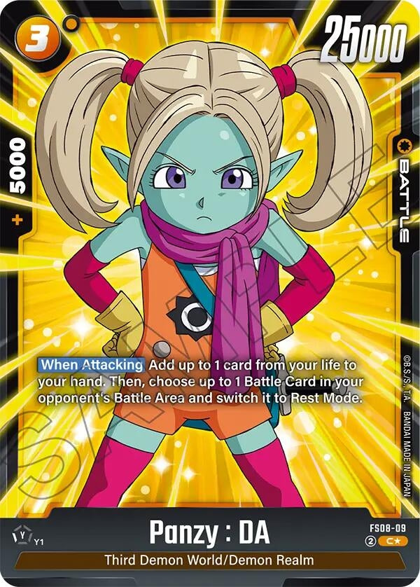 Image for Panzy : DA (Bonus Pack Alternate Art) (FS08-09) [Starter Deck 8: Vegeta (Mini) Super Saiyan 3] - Dragon Ball Super: Fusion World