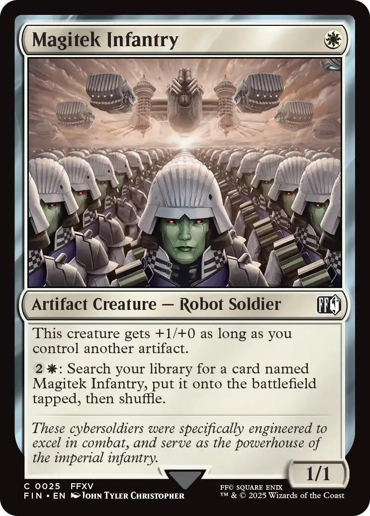 Image for Magitek Infantry (25) (FINAL FANTASY) - Magic: The Gathering
