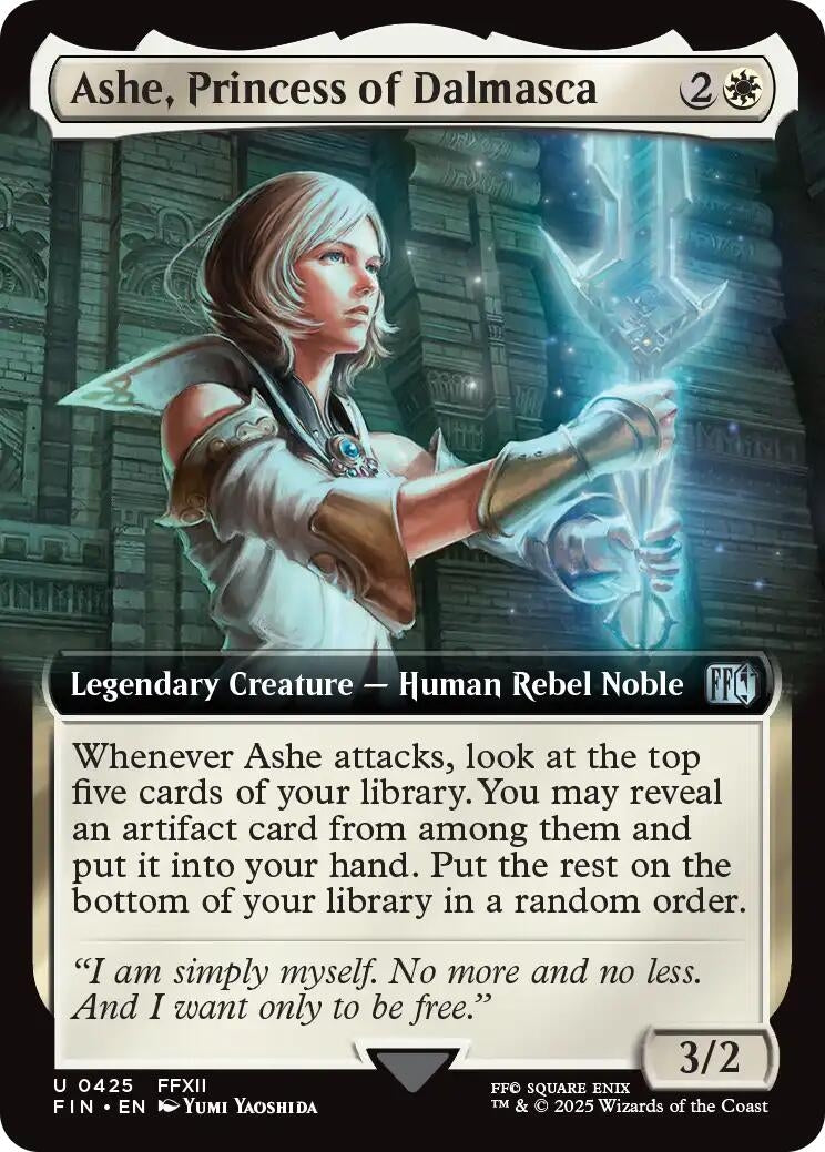 Image for Ashe, Princess of Dalmasca (Extended Art) (425) (FINAL FANTASY) - Magic: The Gathering