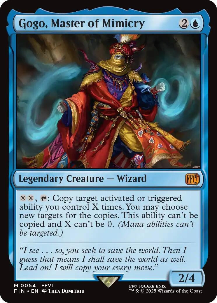 Image for Gogo, Master of Mimicry (54) (FINAL FANTASY) - Magic: The Gathering