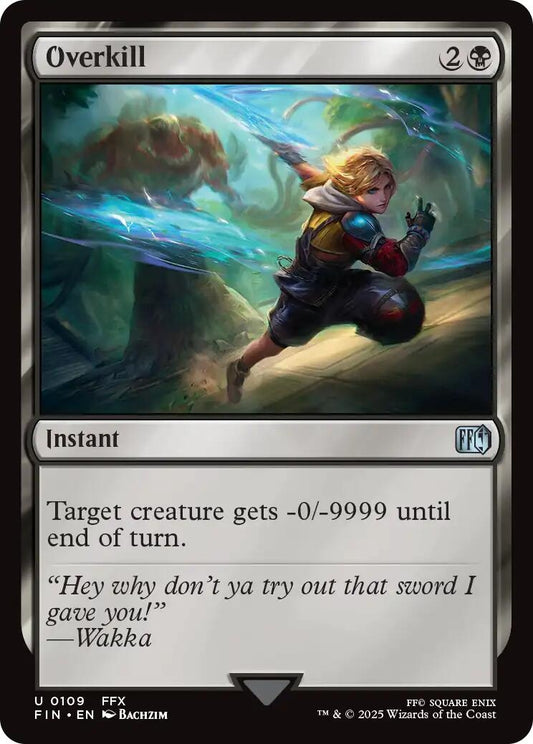 Image for Overkill (109) (FINAL FANTASY) - Magic: The Gathering
