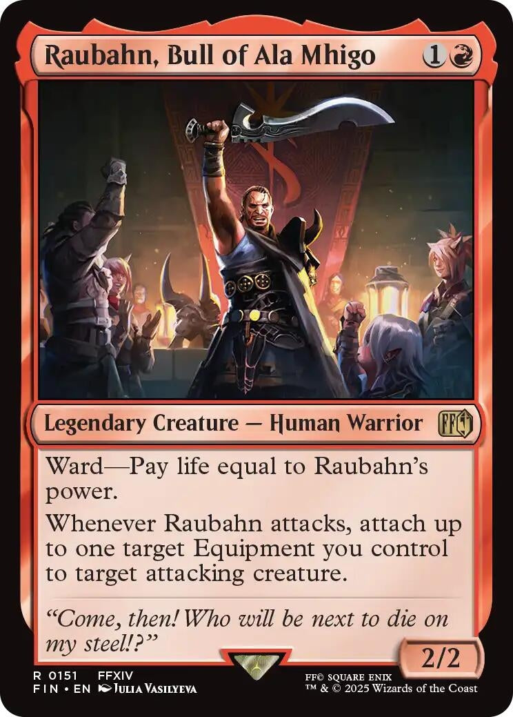 Image for Raubahn, Bull of Ala Mhigo (151) (FINAL FANTASY) - Magic: The Gathering