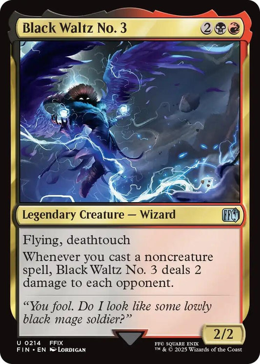 Image for Black Waltz No. 3 (214) (FINAL FANTASY) - Magic: The Gathering
