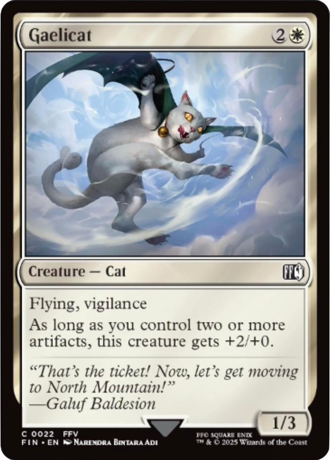 Image for Gaelicat (22) (FINAL FANTASY) - Magic: The Gathering