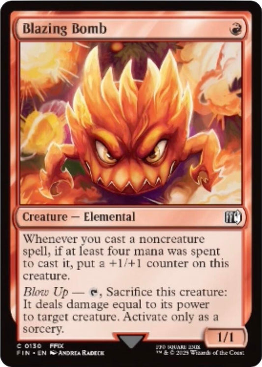 Image for Blazing Bomb (130) (FINAL FANTASY) - Magic: The Gathering