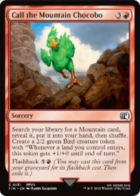 Image for Call the Mountain Chocobo (131) (FINAL FANTASY) - Magic: The Gathering