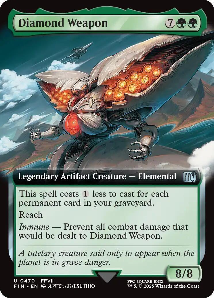 Image for Diamond Weapon (Extended Art) (470) (FINAL FANTASY) - Magic: The Gathering