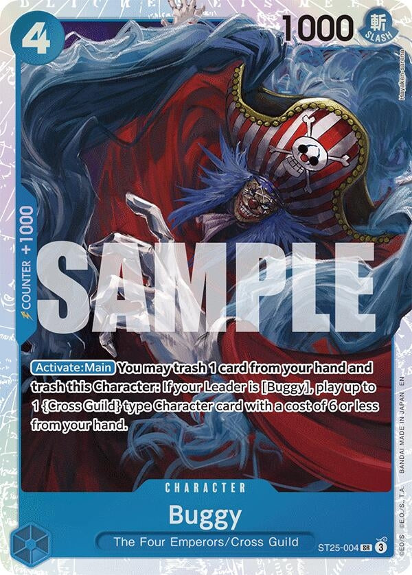 Image for Buggy (ST25-004) (Starter Deck 25: BLUE Buggy) - One Piece Card Game