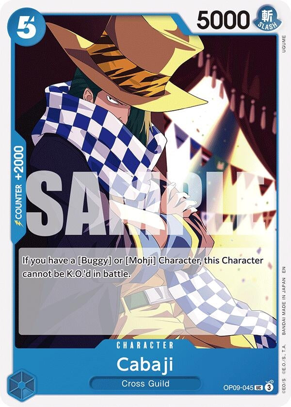 Image for Cabaji (Reprint) (OP09-045) (Starter Deck 25: BLUE Buggy) - One Piece Card Game