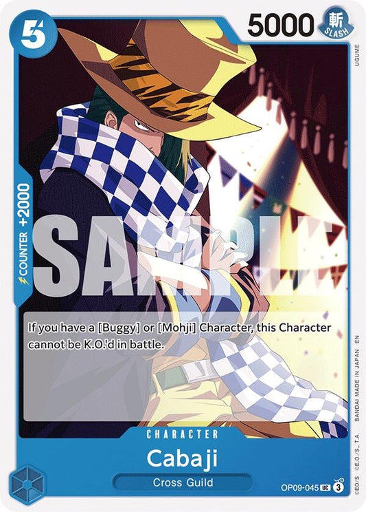 Image for Cabaji (Reprint) (OP09-045) (Starter Deck 25: BLUE Buggy) - One Piece Card Game