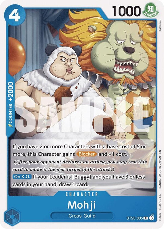Image for Mohji (ST25-005) (Starter Deck 25: BLUE Buggy) - One Piece Card Game