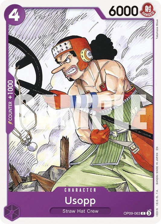 Image for Usopp (Reprint) (OP09-063) (Starter Deck 26: PURPLE/BLACK Monkey.D.Luffy) - One Piece Card Game
