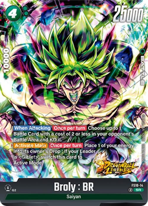 Image for Broly : BR (FS10-14) [Starter Deck 10: Giblet] - Dragon Ball Super: Fusion World