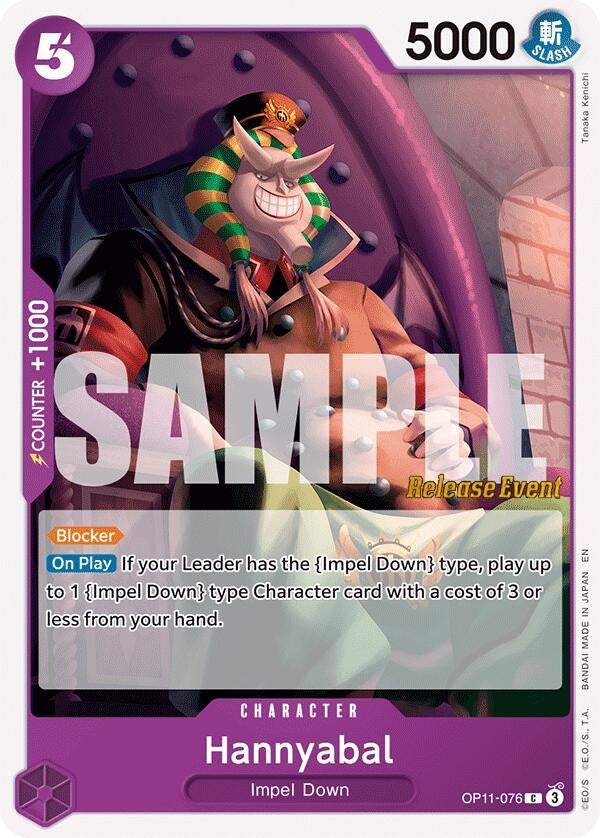Image for Hannyabal (OP11-076) - One Piece Card Game