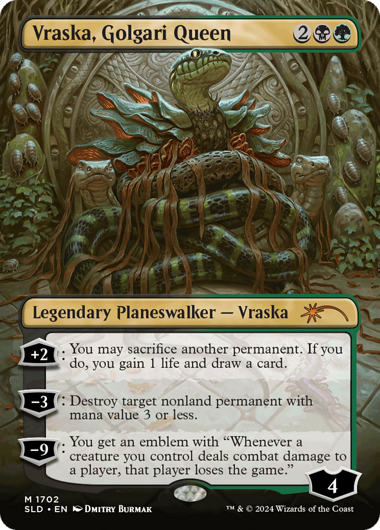 Vraska, Golgari Queen (1702) [Secret Lair Drop Series] | Red Riot Games CA