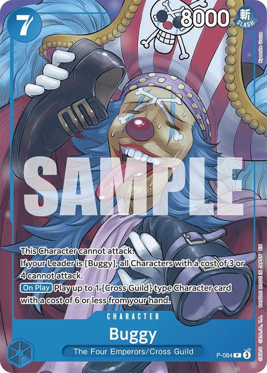 Image for Buggy (Promo Reprint) (P-084) (Starter Deck 25: BLUE Buggy) - One Piece Card Game