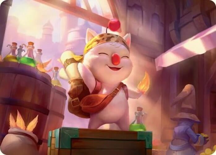 Image for Stiltzkin, Moogle Merchant Art Card (3) (Art Series: FINAL FANTASY) - Magic: The Gathering