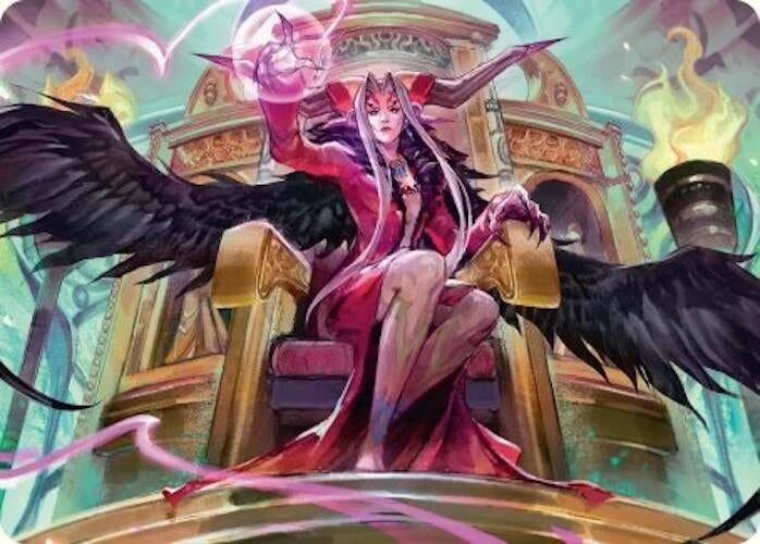 Image for Sorceress's Schemes Art Card (9) (Art Series: FINAL FANTASY) - Magic: The Gathering