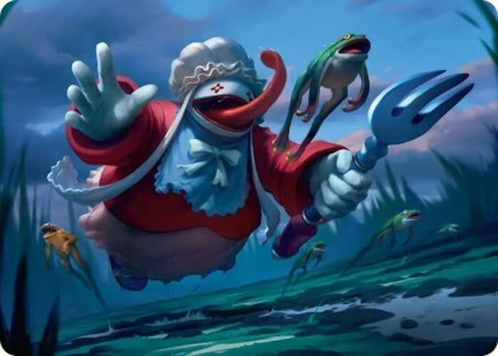 Image for Quina, Qu Gourmet Art Card (11) (Art Series: FINAL FANTASY) - Magic: The Gathering