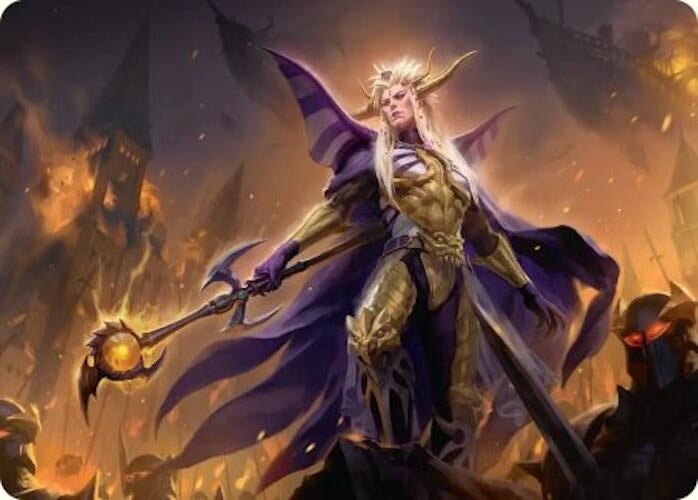 Image for The Emperor of Palamecia Art Card (13) (Art Series: FINAL FANTASY) - Magic: The Gathering