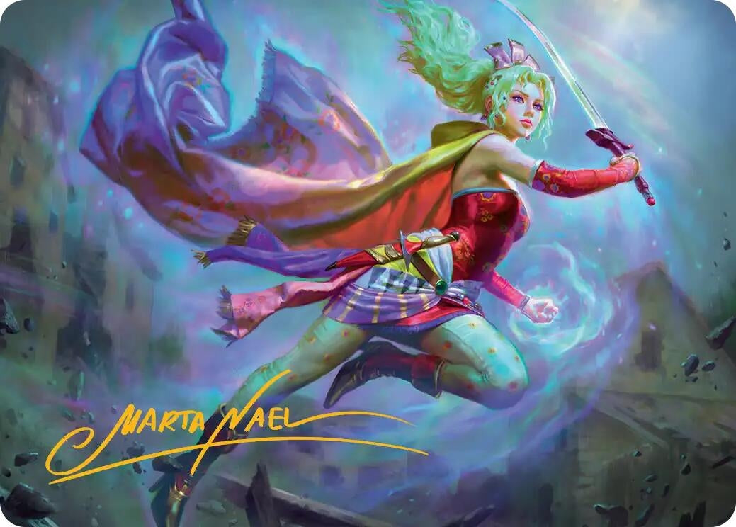 Image for Terra, Herald of Hope Art Card (Gold-Stamped Signature) (20) (Art Series: FINAL FANTASY) - Magic: The Gathering