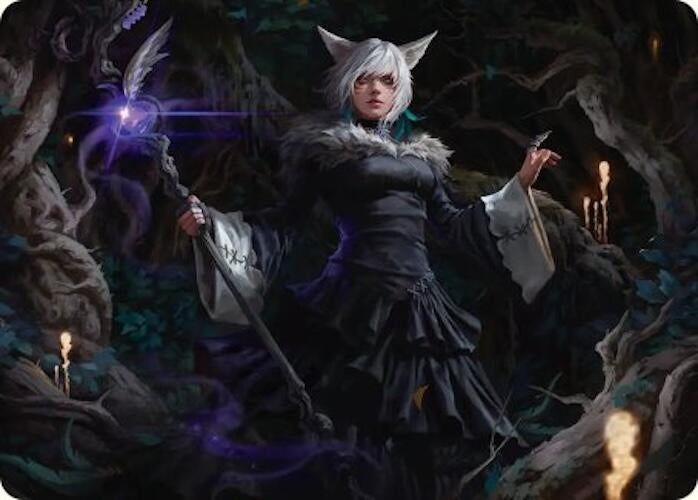 Image for Y'shtola, Night's Blessed Art Card (21) (21) (Art Series: FINAL FANTASY) - Magic: The Gathering