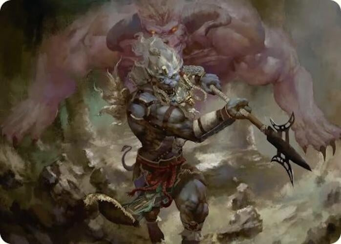 Image for Kimahri, Valiant Guardian Art Card (29) (Art Series: FINAL FANTASY) - Magic: The Gathering