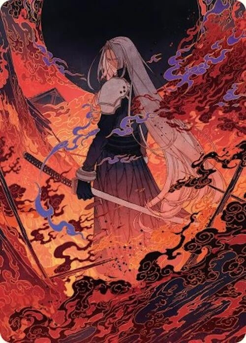 Image for Nibelheim Aflame Art Card (35) (Art Series: FINAL FANTASY) - Magic: The Gathering
