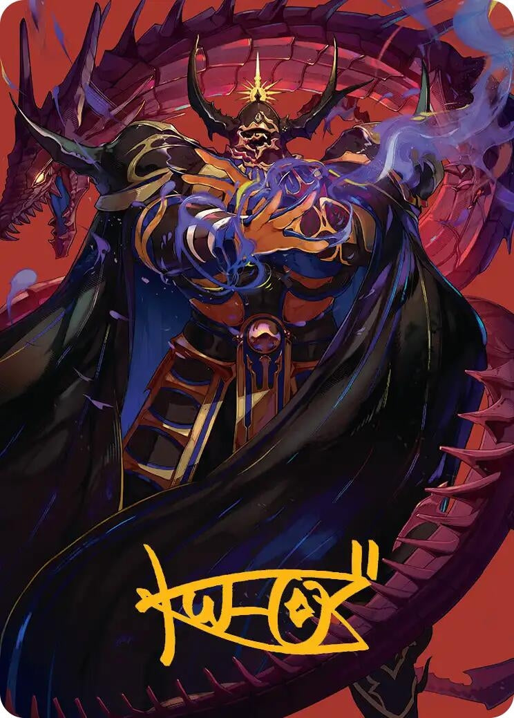 Image for Golbez, Crystal Collector Art Card (Gold-Stamped Signature) (45) (Art Series: FINAL FANTASY) - Magic: The Gathering