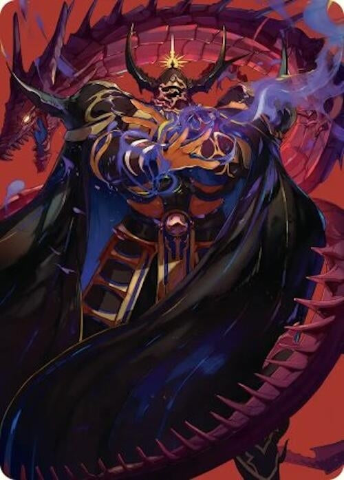 Image for Golbez, Crystal Collector Art Card (45) (Art Series: FINAL FANTASY) - Magic: The Gathering