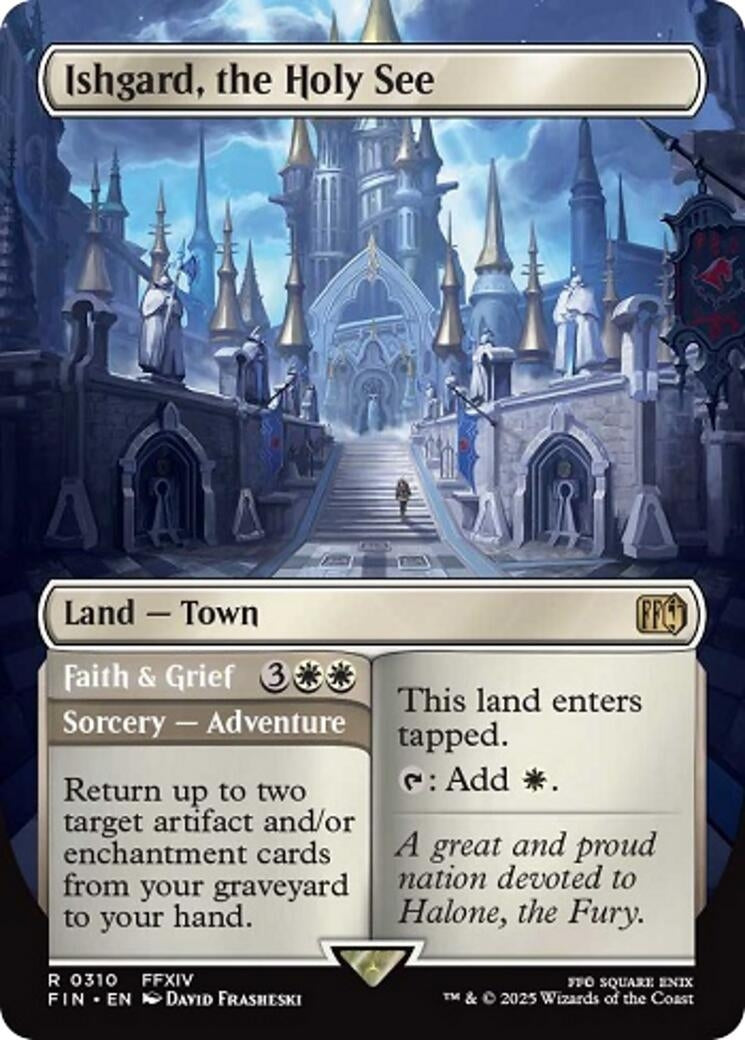 Image for Ishgard, the Holy See (Borderless) (310) (FINAL FANTASY) - Magic: The Gathering