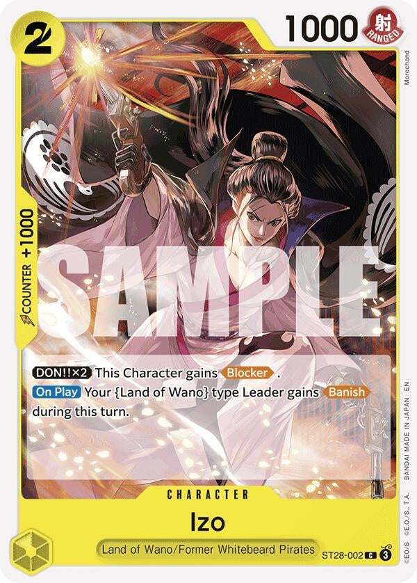Image for Izo (ST28-002) (Starter Deck 28: GREEN/YELLOW Yamato) - One Piece Card Game