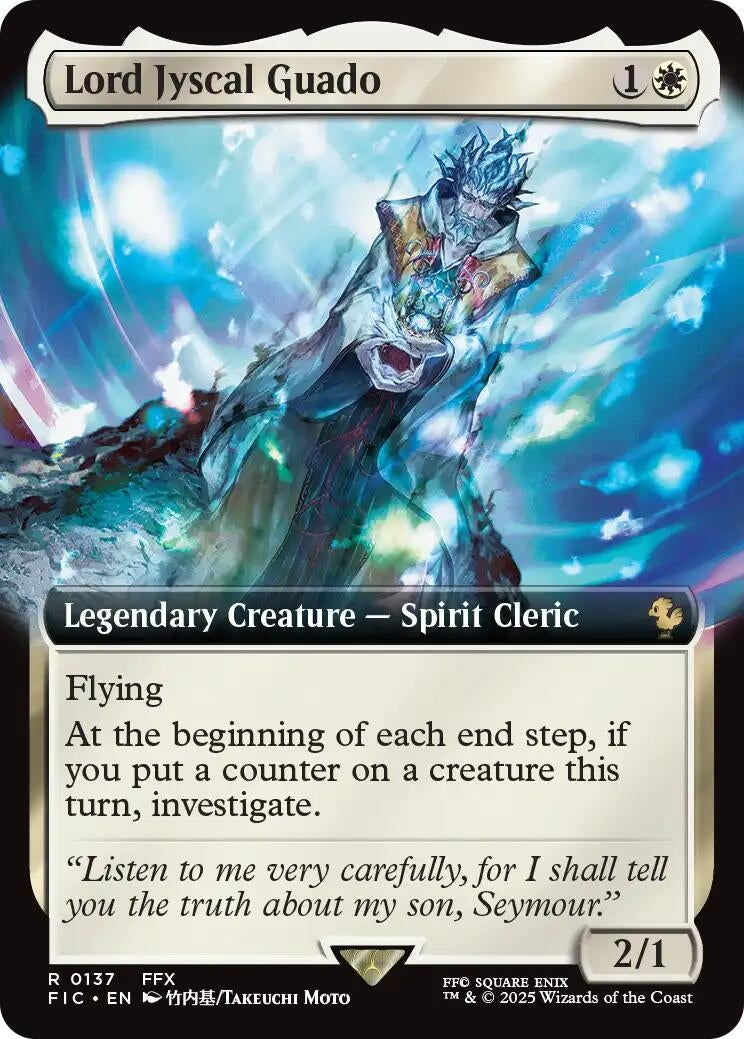 Image for Lord Jyscal Guado (Extended Art) (137) (Commander: FINAL FANTASY) - Magic: The Gathering