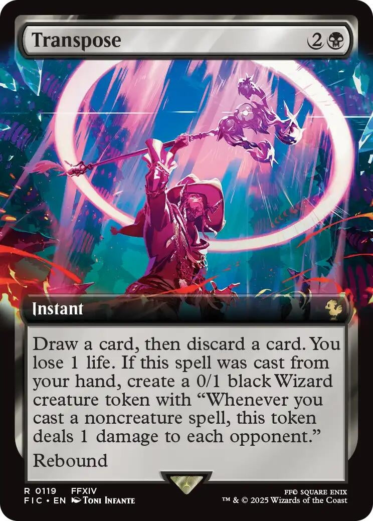 Image for Transpose (Extended Art) (119) (Commander: FINAL FANTASY) - Magic: The Gathering