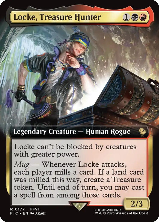 Image for Locke, Treasure Hunter (Extended Art) (177) (Commander: FINAL FANTASY) - Magic: The Gathering