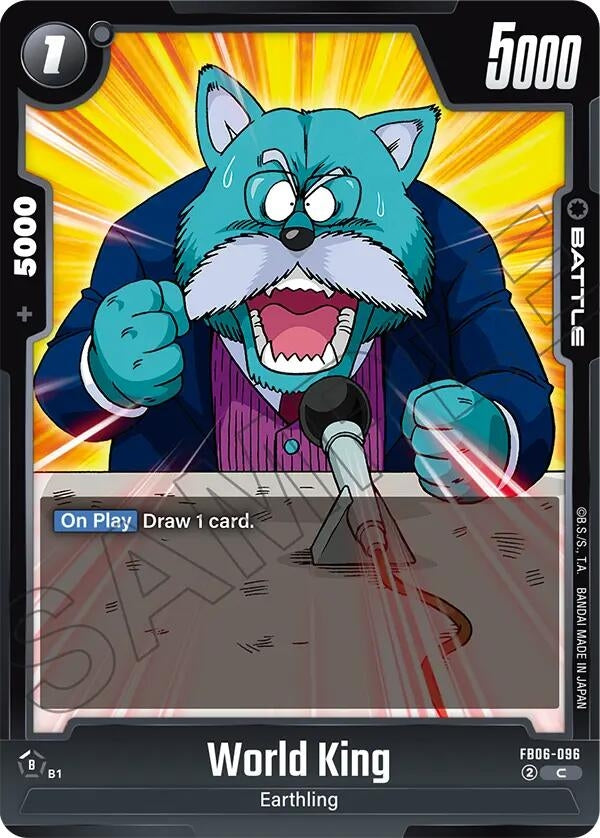 Image for World King (FB06-096) (Rivals Clash) - Dragon Ball Super: Fusion World