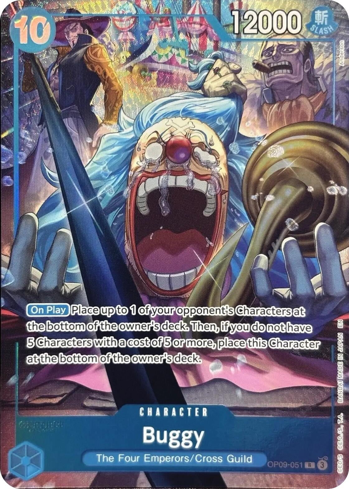 Image for Buggy (051) (English Version 2nd Anniversary Set) (OP09-051) (One Piece Promotion Cards) - One Piece Card Game