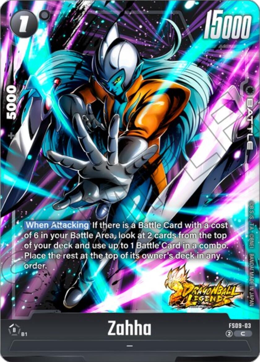 Image for Zahha (FS09-03) (Starter Deck 9: Shallot) - Dragon Ball Super: Fusion World