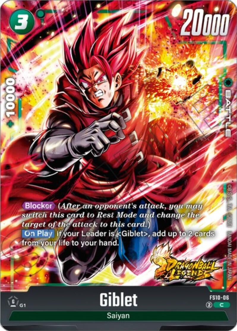 Image for Giblet - FS10-06 (FS10-06) (Starter Deck 10: Giblet) - Dragon Ball Super: Fusion World