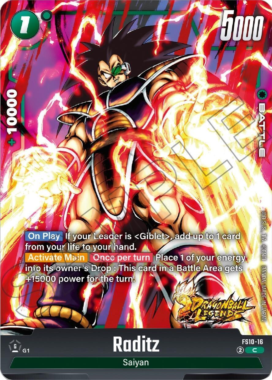Image for Raditz (FS10-16) (Starter Deck 10: Giblet) - Dragon Ball Super: Fusion World