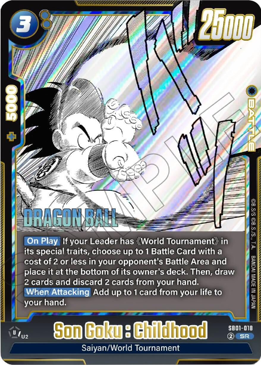 Image for Son Goku : Childhood - SB01-018 (SB01-018) (Manga Booster 01) - Dragon Ball Super: Fusion World