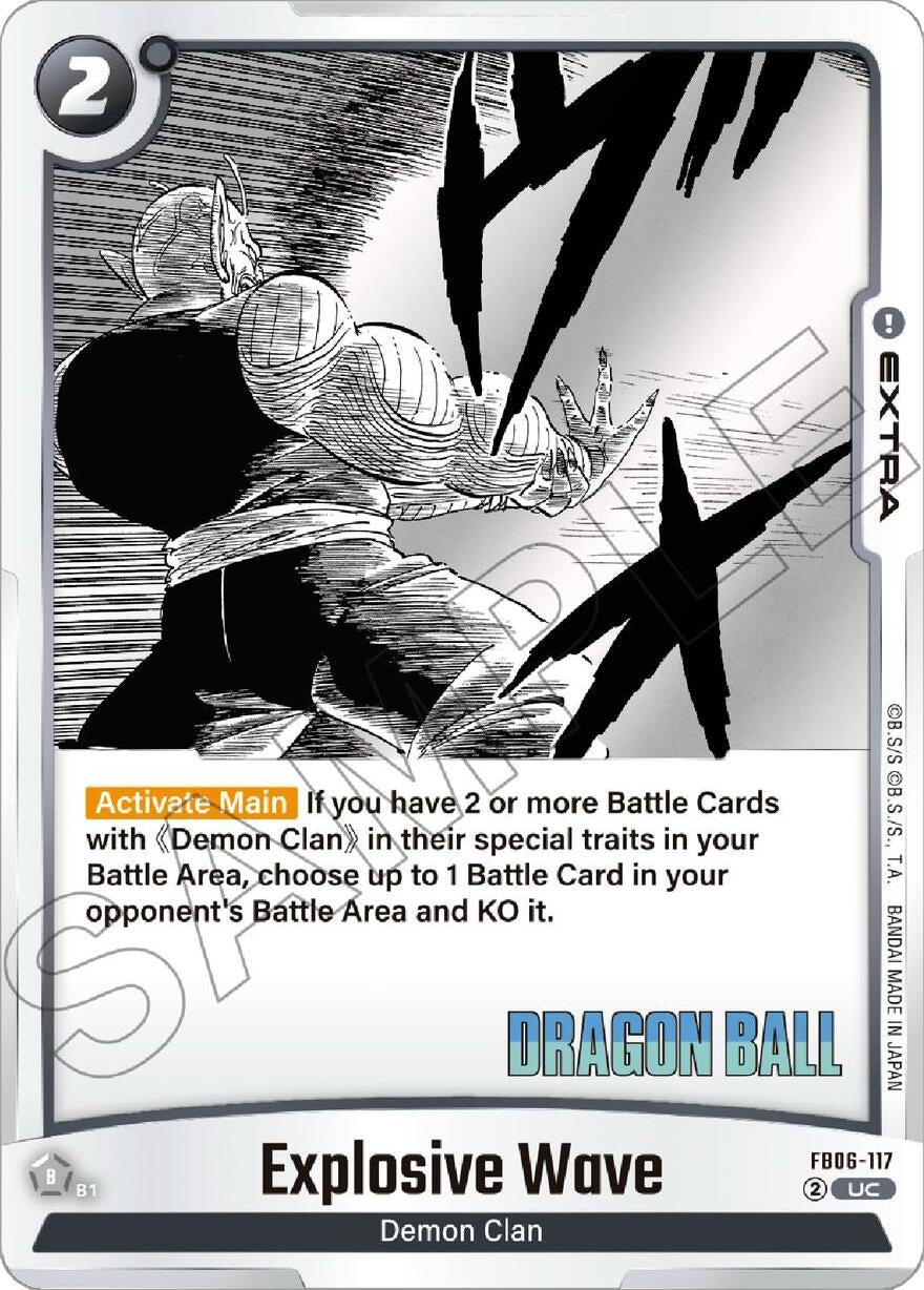 Image for Explosive Wave (FB06-117) (Manga Booster 01) - Dragon Ball Super: Fusion World