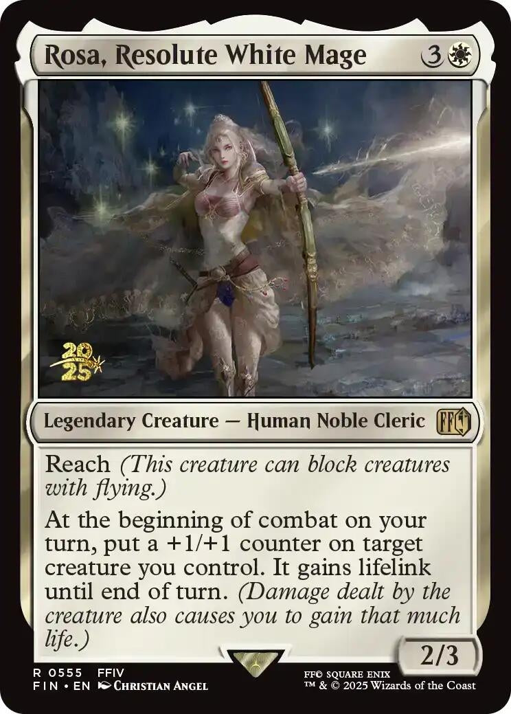 Image for Rosa, Resolute White Mage (555) - Magic: The Gathering
