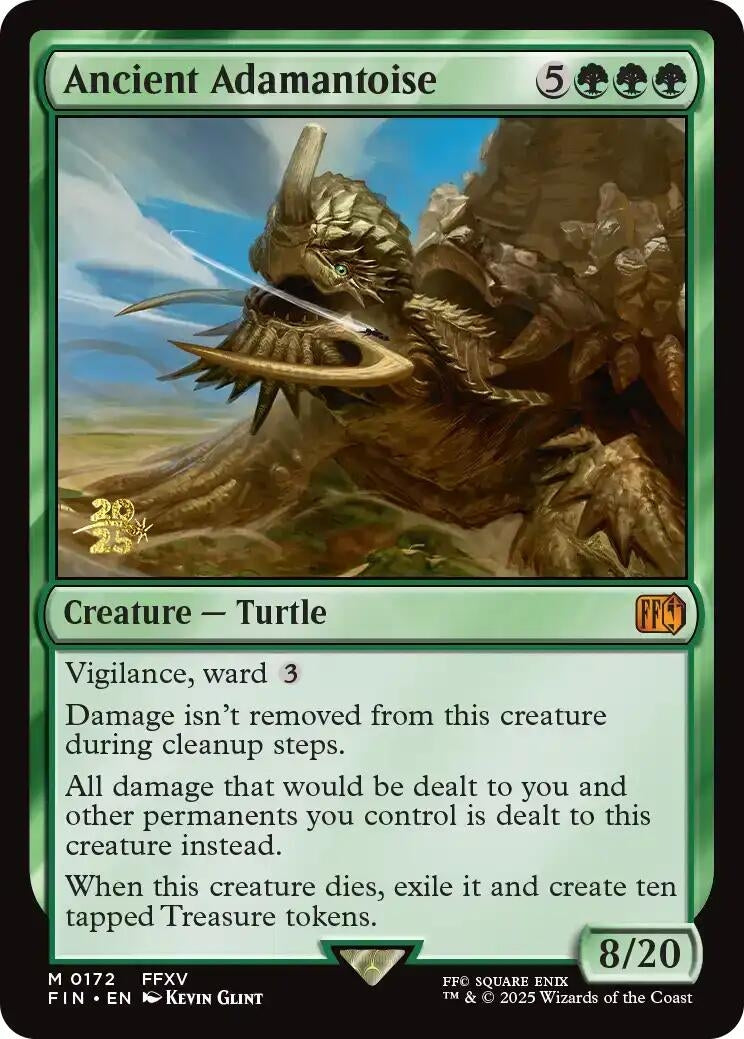 Ancient Adamantoise (172) (Prerelease Cards)