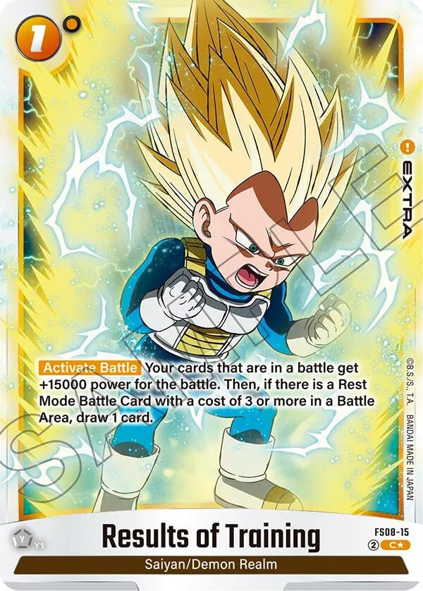 Image for Results of Training (Bonus Pack Alternate Art) (FS08-15) (Starter Deck 8: Vegeta (Mini) Super Saiyan 3) - Dragon Ball Super: Fusion World